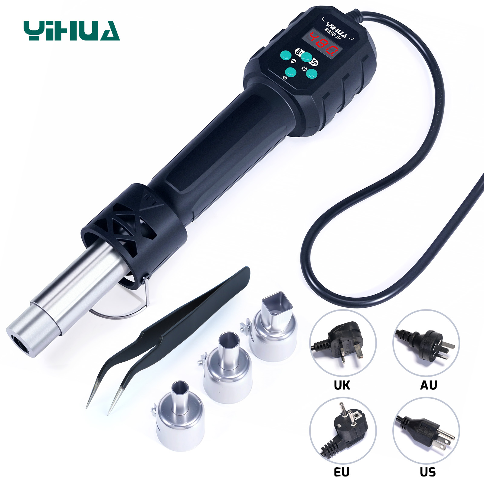 Heat Gun Embossing - YIHUA alat Solder IC BGA, alat