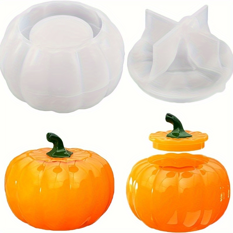 Candle Mold Silicone - 2 buah stoples labu cetakan silikon