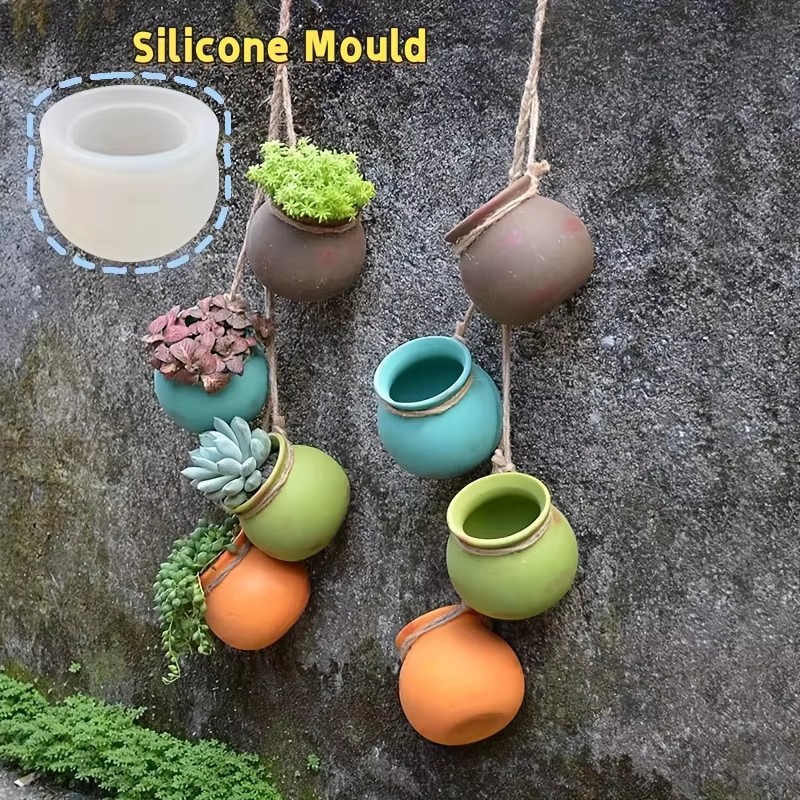 Candle Making Diy - Cetakan Pot Bunga Silikon, Cetakan Resin,
