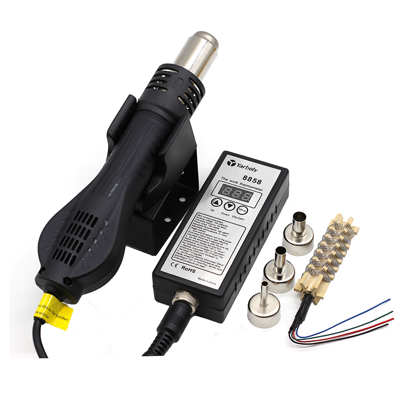 Heat Gun Embossing - 8858 stasiun Solder portabel, perlengkapan Solder