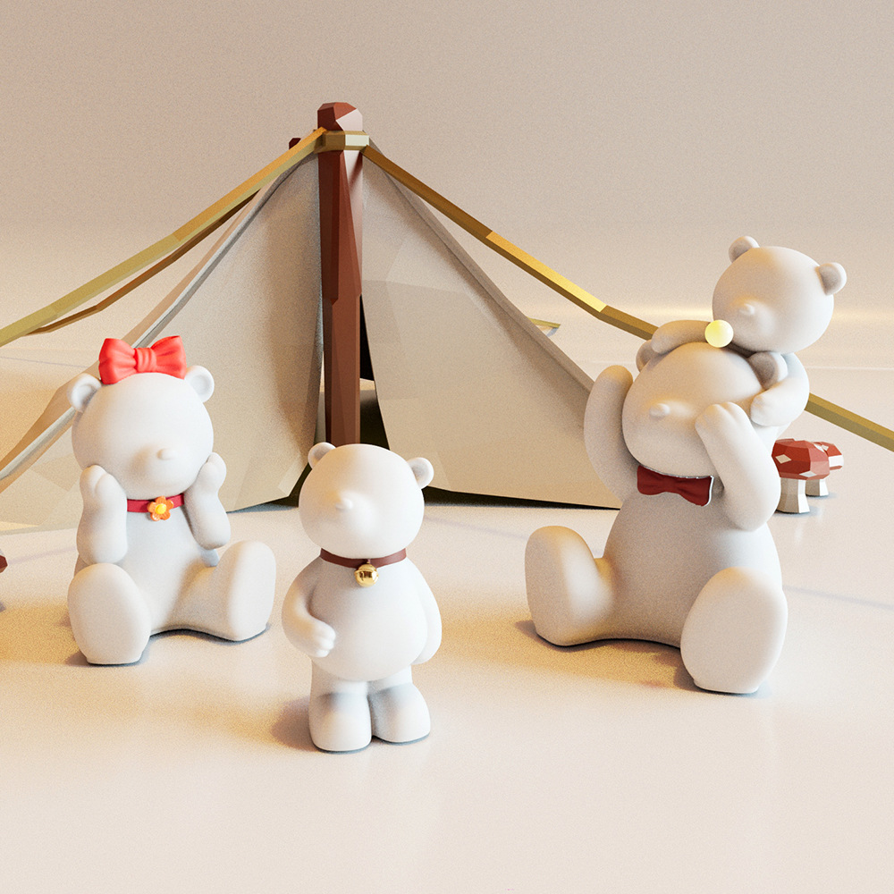 DIY buatan tangan 3D beruang c - Candle Making Diy ulasan dan harga