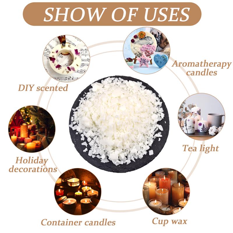 50-1000g lilin kedelai murni a - Candle Making Material ulasan dan harga