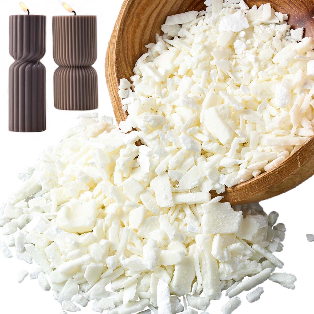 1 Pon Lilin Kedelai Putih Murn - Candle Making Material ulasan dan harga