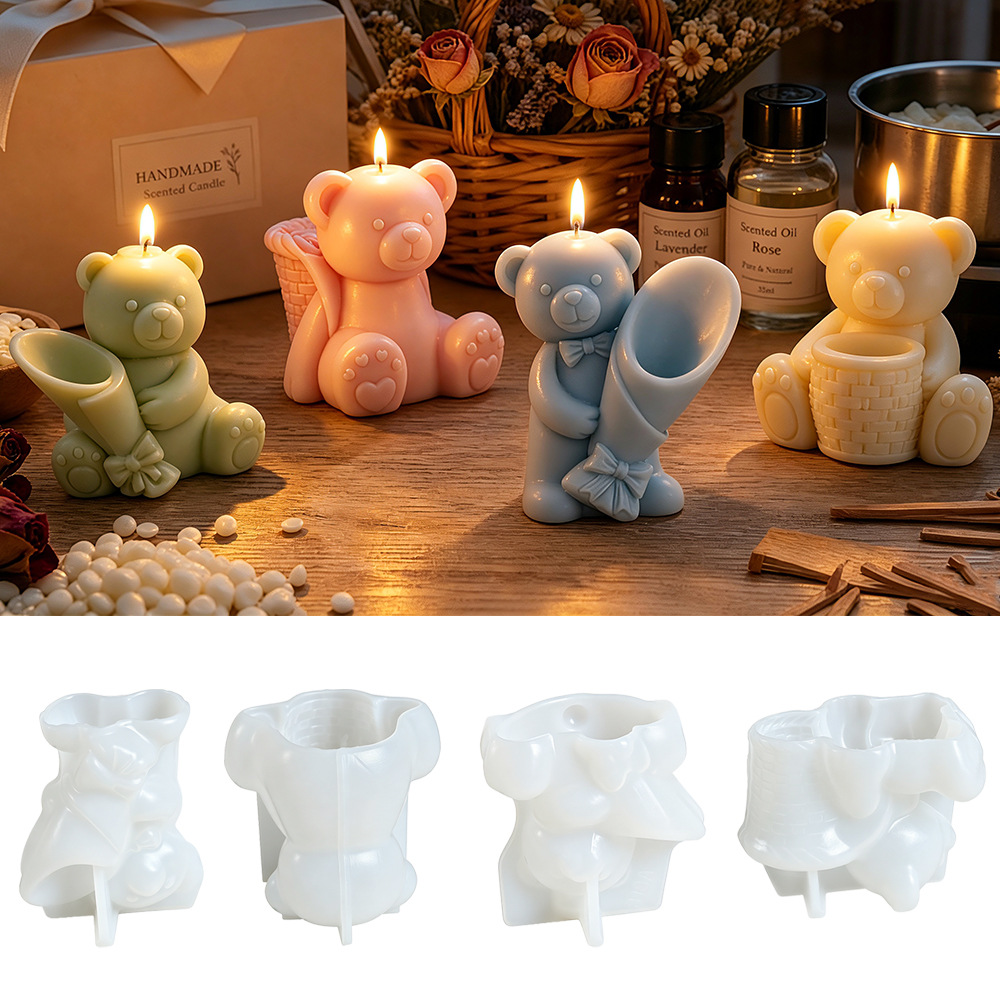Cetakan Lilin Silikon Berbentu - Candle Making Diy ulasan dan harga