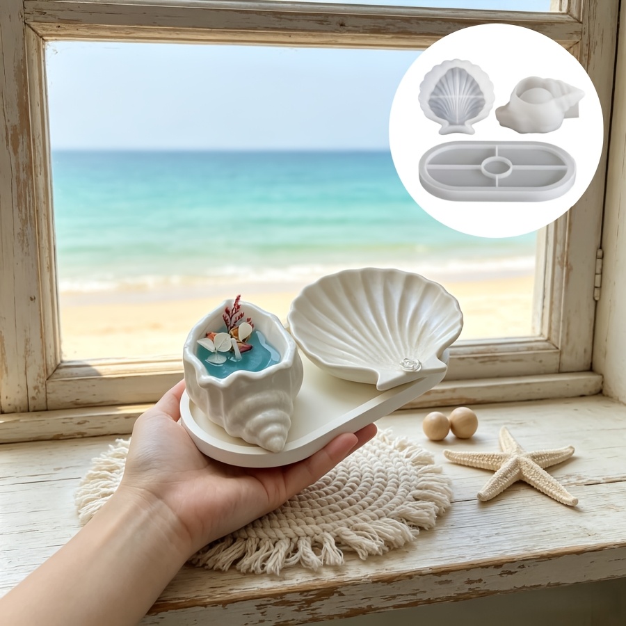 3pcs Set Seri Laut Termasuk Te - Candle Making Kit Wholesale ulasan dan harga