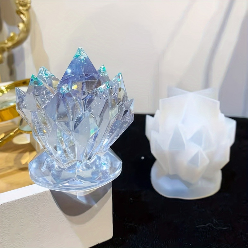 1 buah kumpulan kristal cetaka - Candle Mold Silicone ulasan dan harga