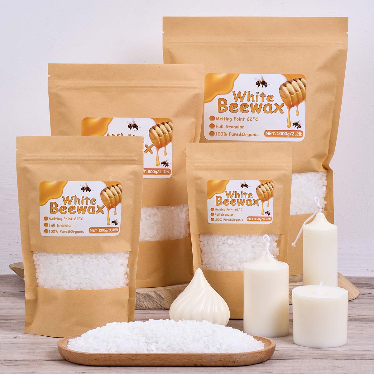 Lilin Lebah Putih Bahan Lilin  - Candle Making Material ulasan dan harga