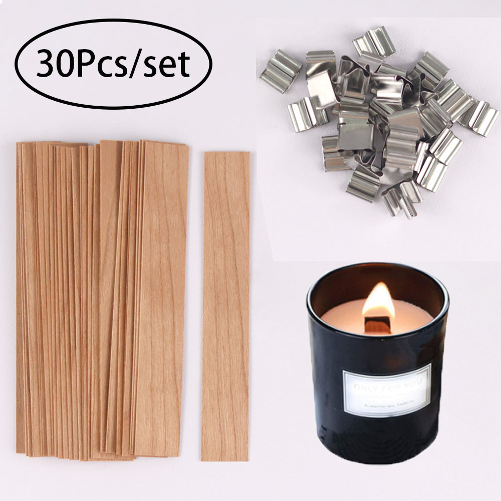 30 buah Set sumbu lilin kayu p - Candle Making Kit Wholesale ulasan dan harga