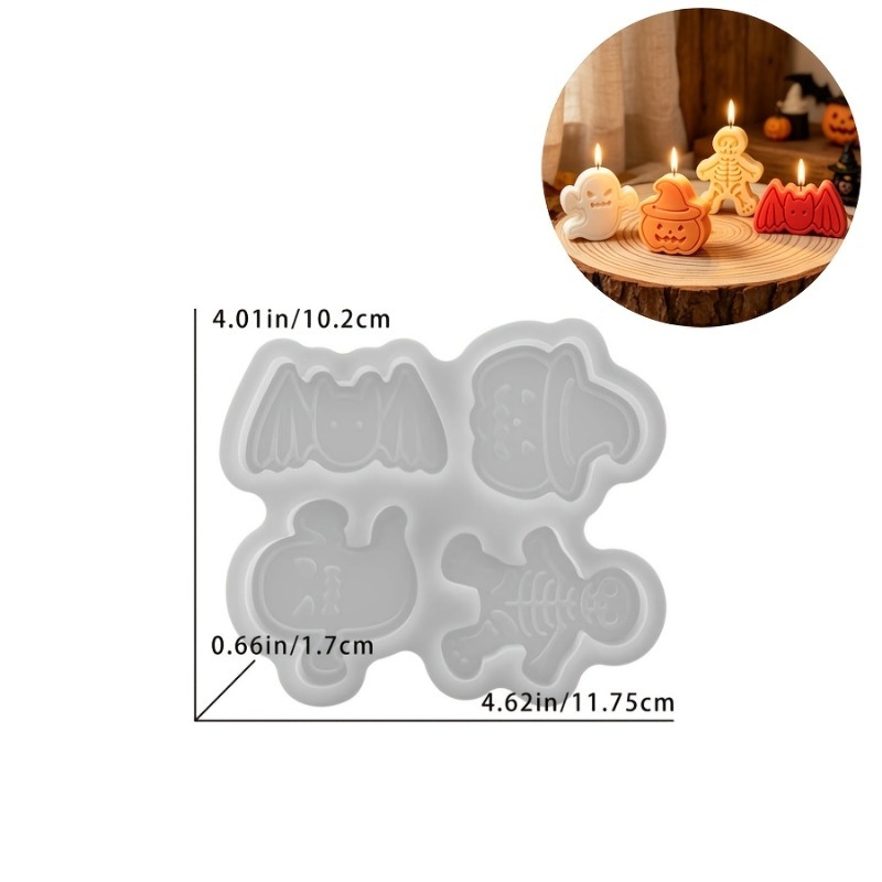 Set cetakan resin silikon 4 ro - Candle Mold Silicone ulasan dan harga